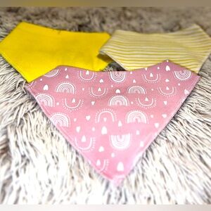 3 piece cute baby bandana bibs